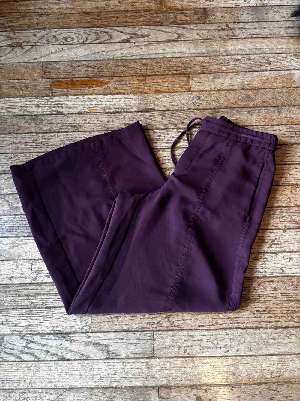 Womens wide leg trouser pants size M